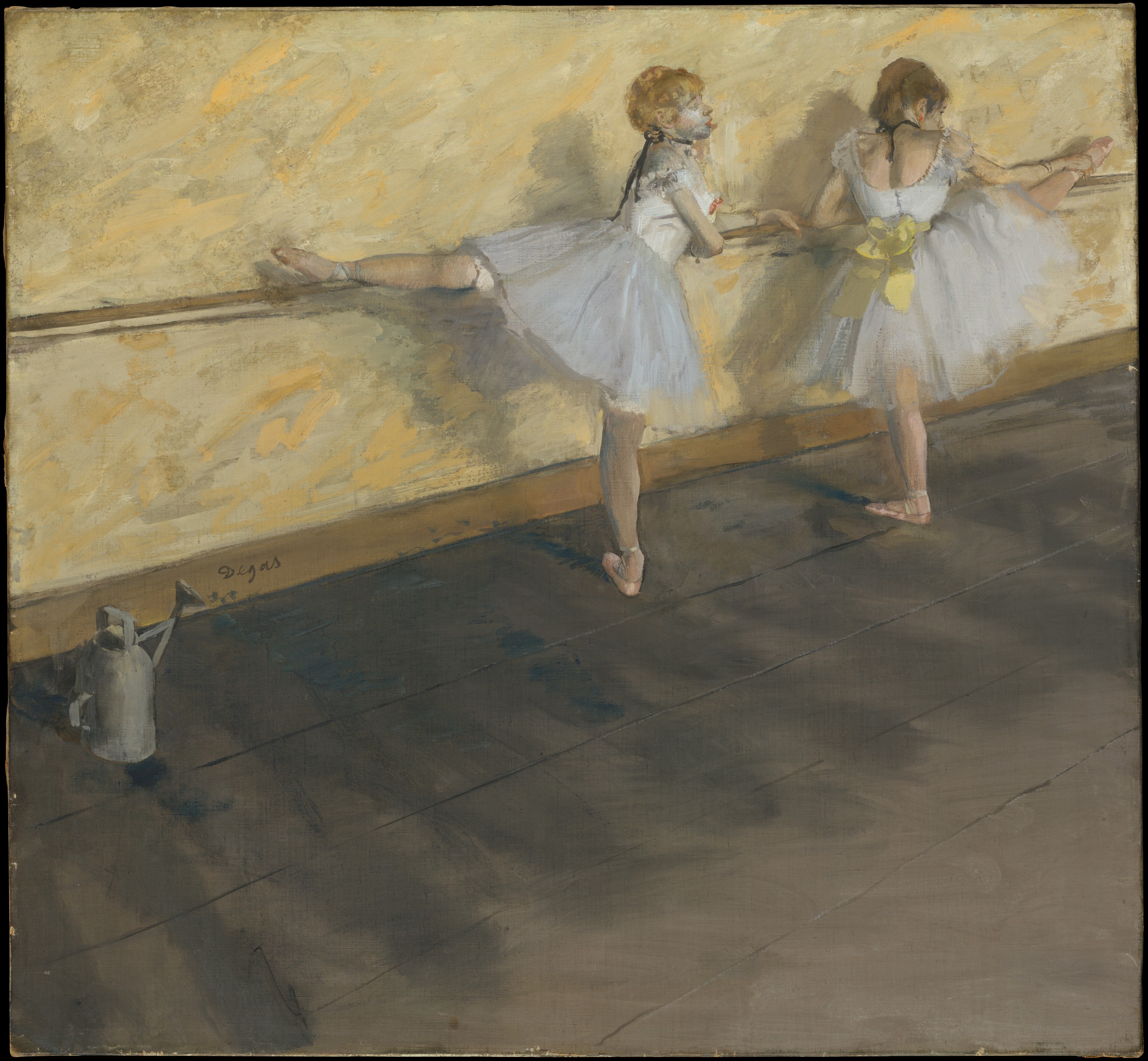 Edgar Degas, Dancers Practicing at the Barre