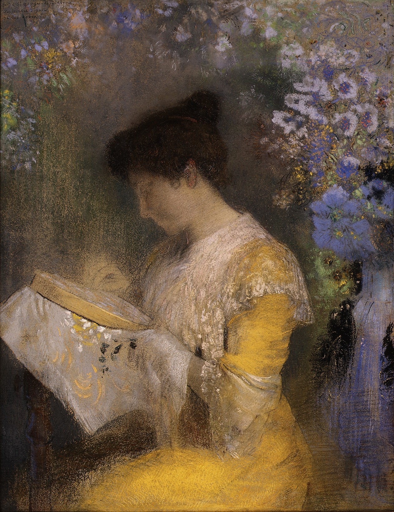 Odilon Redon, Madame Arthur Fontaine (Marie Escudier, 1865–1946)