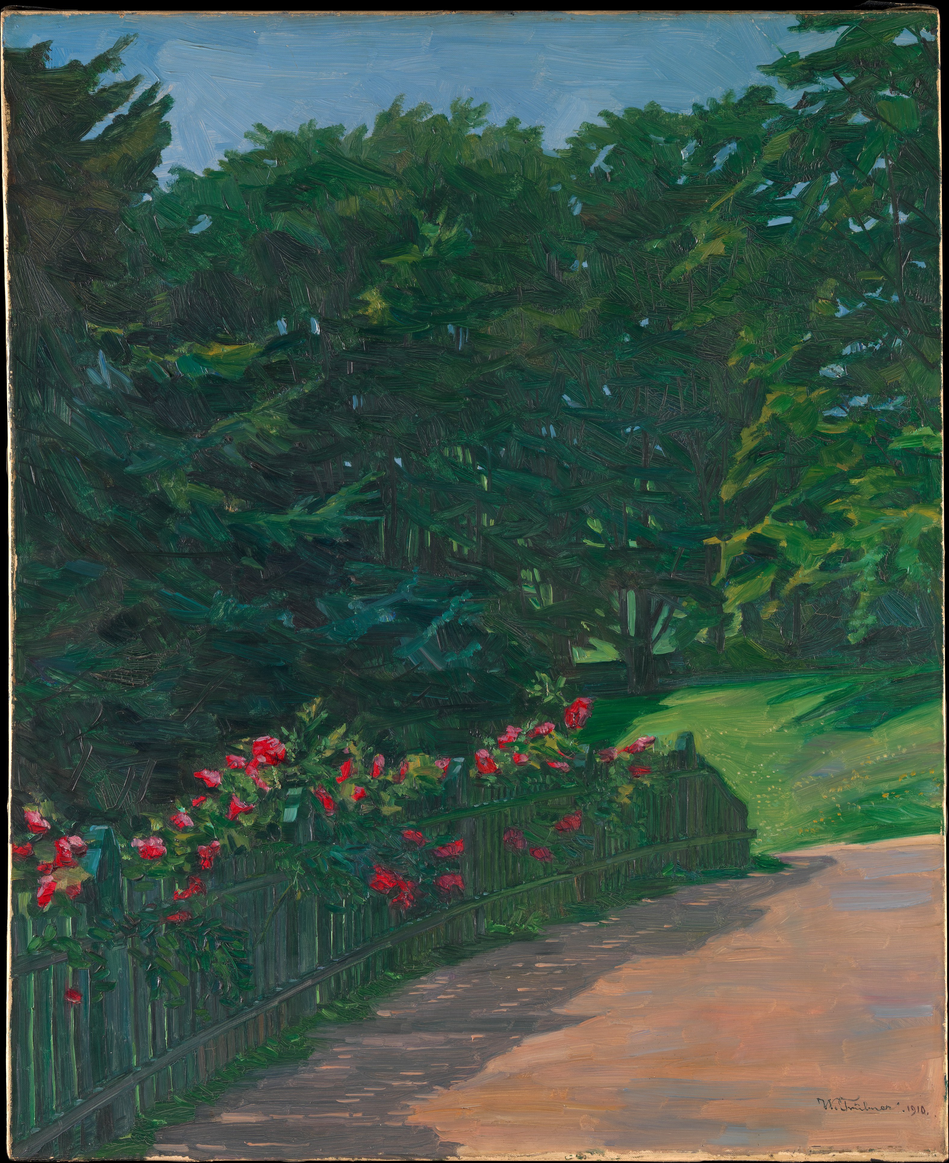 Wilhelm Trübner, Rose Hedge