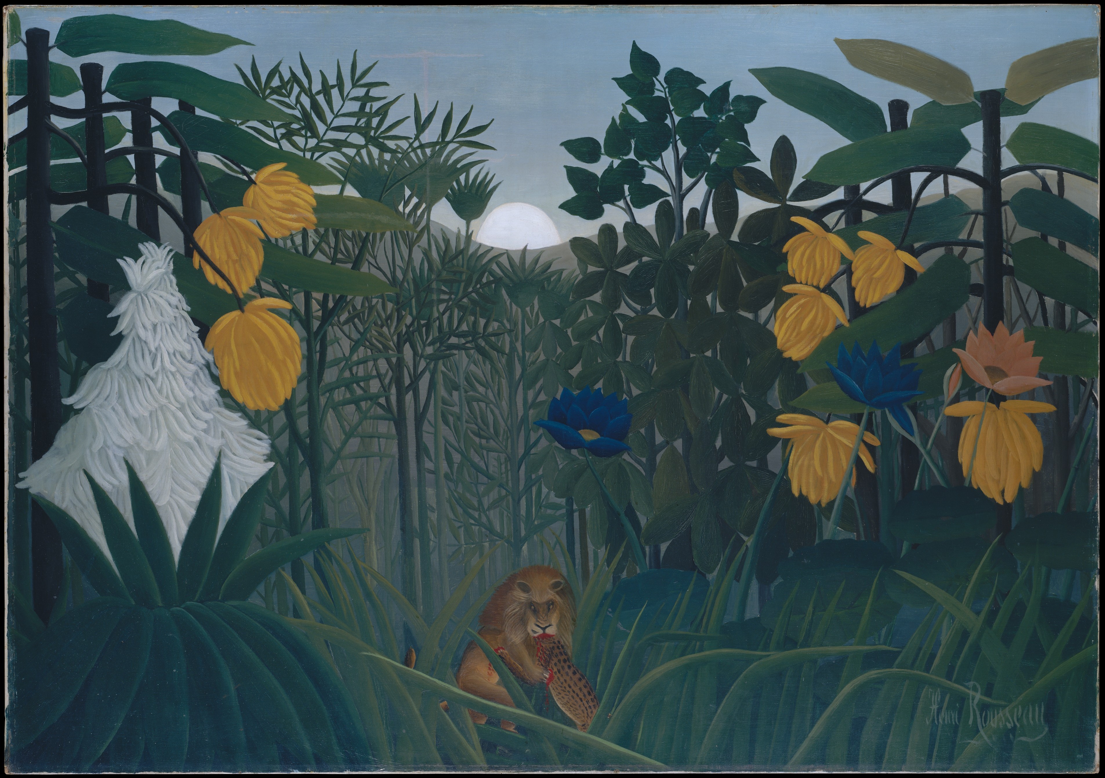Henri Rousseau (le Douanier), The Repast of the Lion