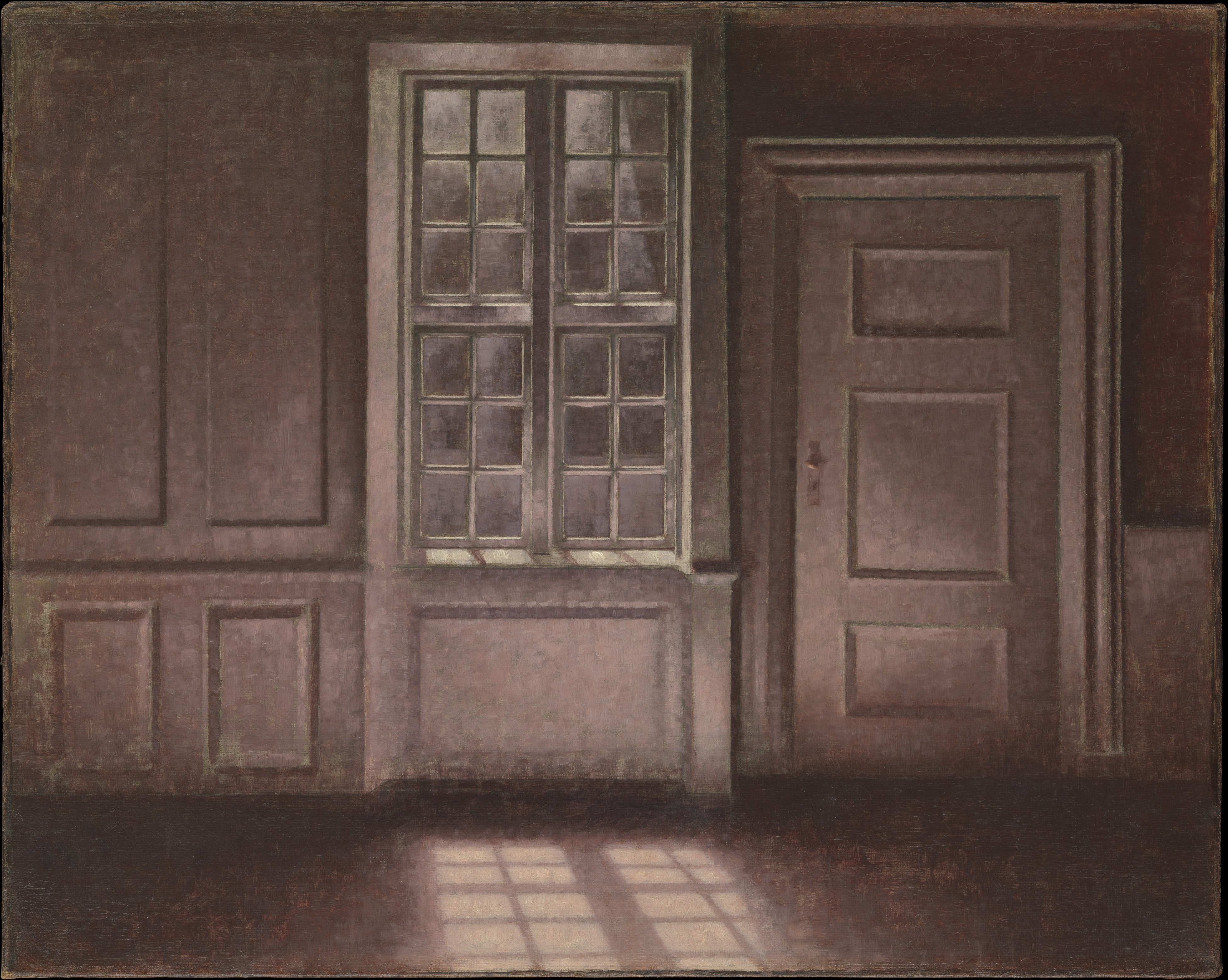 Vilhelm Hammershøi, Moonlight, Strandgade 30