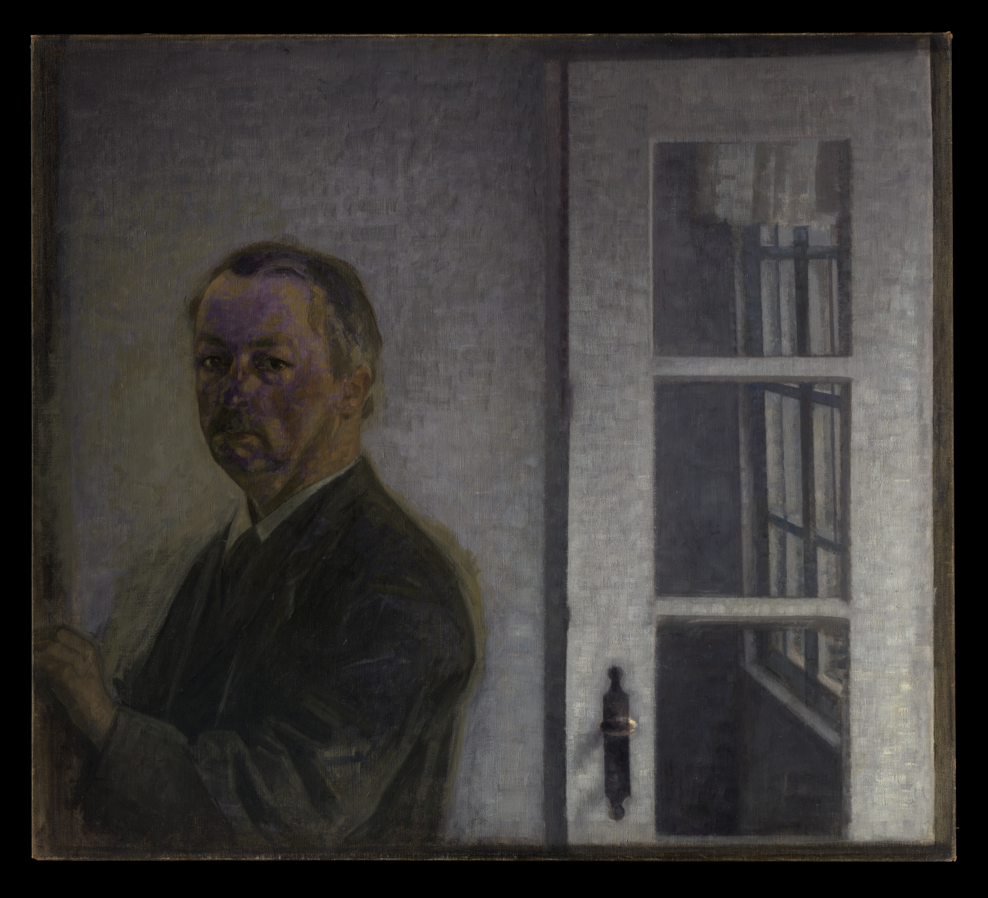 Vilhelm Hammershøi, Self-Portrait at Spurveskjul